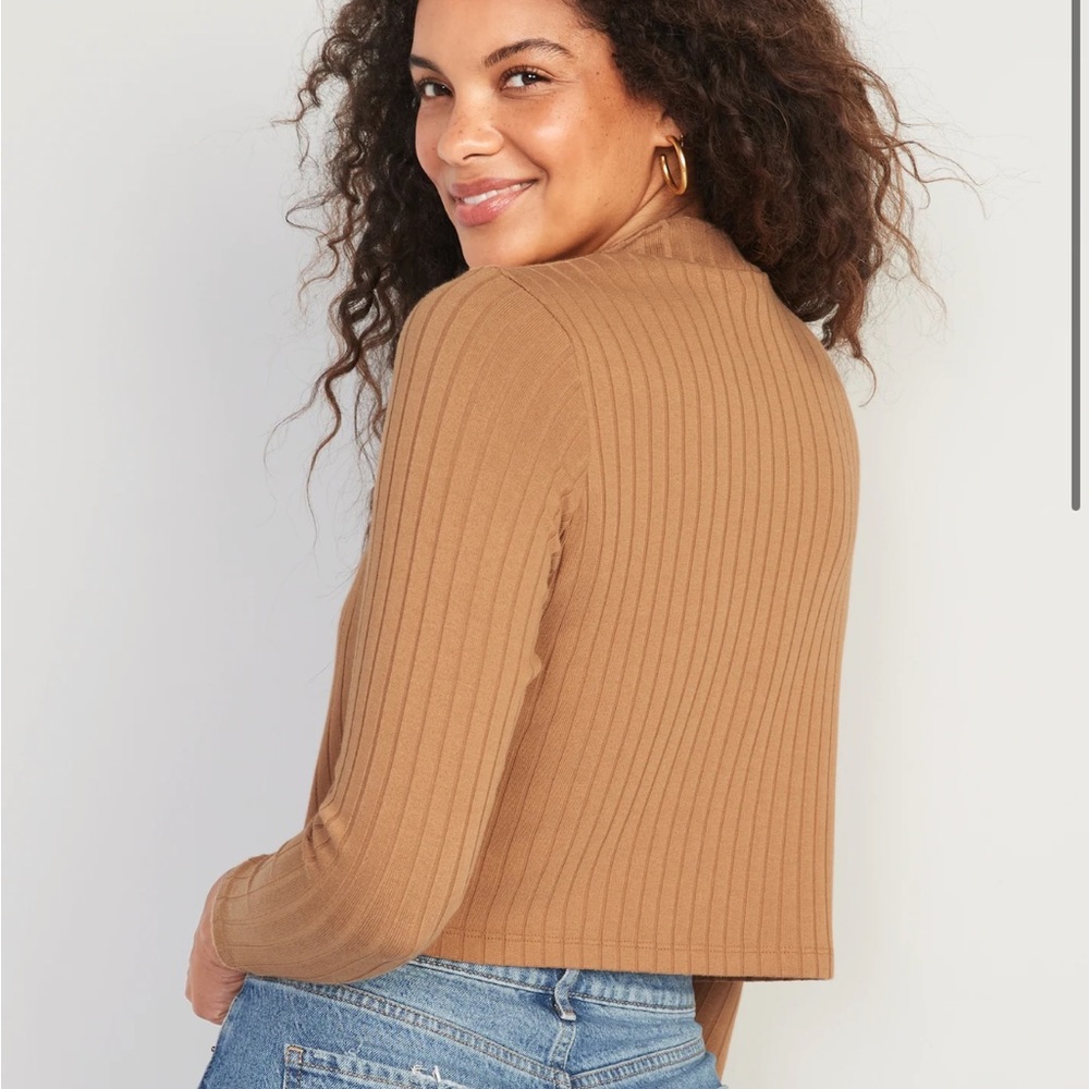 2 Ribbed Mock Neck Tops - Picture 3 of 16